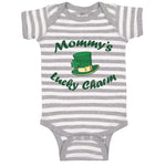 Baby Clothes Mommy's Lucky Charm Irish St Patrick's Irish Clover Style D Cotton