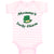 Baby Clothes Mommy's Lucky Charm Irish St Patrick's Irish Clover Style D Cotton