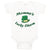 Baby Clothes Mommy's Lucky Charm Irish St Patrick's Irish Clover Style D Cotton