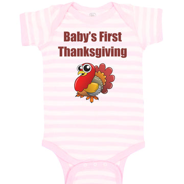 Baby Clothes Baby's First Thanksgiving Baby Bodysuits Boy & Girl Cotton