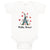 Baby Clothes Eiffel Tower and Black Text Petite Soeur Love Valentines Cotton