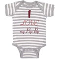 Baby Clothes I Love My Pop Pop Grandparents Baby Bodysuits Boy & Girl Cotton