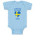 Baby Clothes I Love My Swedish Aunt Countries Baby Bodysuits Boy & Girl Cotton