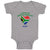 Baby Clothes I Love My South African Aunt Countries Baby Bodysuits Cotton