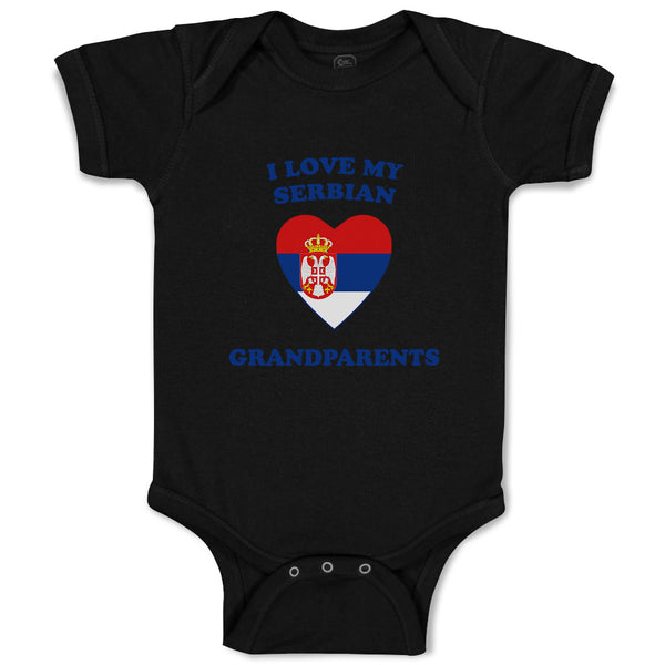 Baby Clothes I Love My Serbian Grandparents Countries Baby Bodysuits Cotton