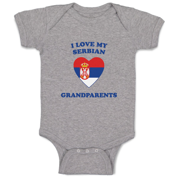 Baby Clothes I Love My Serbian Grandparents Countries Baby Bodysuits Cotton