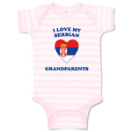 Baby Clothes I Love My Serbian Grandparents Countries Baby Bodysuits Cotton