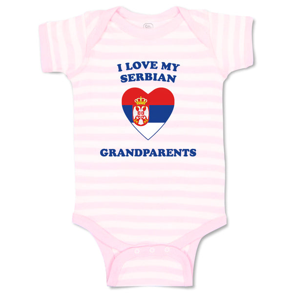 Baby Clothes I Love My Serbian Grandparents Countries Baby Bodysuits Cotton