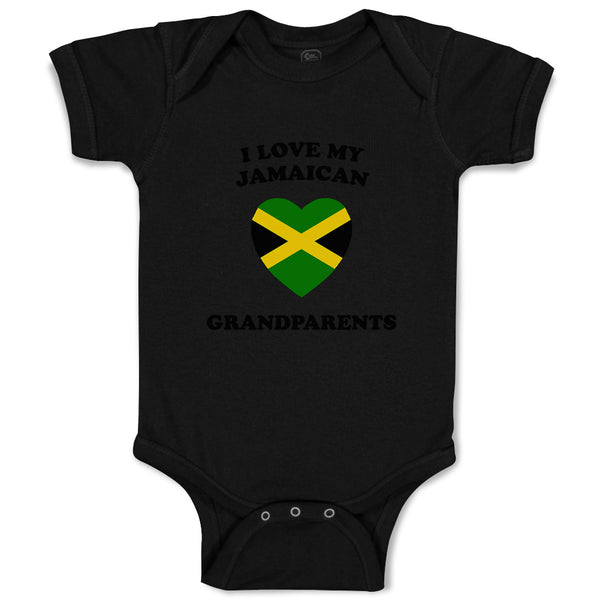 Baby Clothes I Love My Jamaican Grandparents Countries Baby Bodysuits Cotton