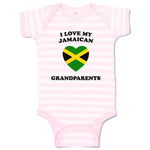 Baby Clothes I Love My Jamaican Grandparents Countries Baby Bodysuits Cotton