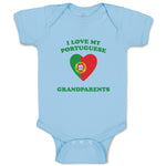 Baby Clothes I Love My Portuguese Grandparents Countries Baby Bodysuits Cotton