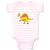 Baby Clothes Dinosaur A Animals Dinosaurs Baby Bodysuits Boy & Girl Cotton