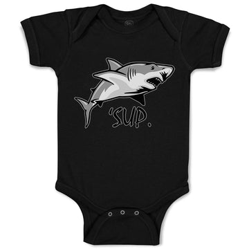 Baby Clothes Sup Shark Image Ocean Sea Life Baby Bodysuits Boy & Girl Cotton