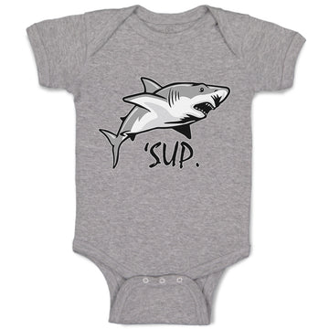 Baby Clothes Sup Shark Image Ocean Sea Life Baby Bodysuits Boy & Girl Cotton