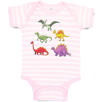 Baby Clothes Dinosaurs Dinosaurus Dino Trex Funny Baby Bodysuits Cotton