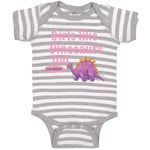 Baby Clothes Girls like Dinosaurs Too Dinosaurus Dino Trex Baby Bodysuits Cotton