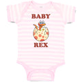 Baby Clothes Baby Rex Dinosaurus Dino Trex Baby Bodysuits Boy & Girl Cotton