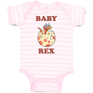 Baby Clothes Baby Rex Dinosaurus Dino Trex Baby Bodysuits Boy & Girl Cotton