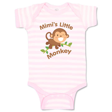 Baby Clothes Mimi's Little Monkey Animals Safari Baby Bodysuits Cotton