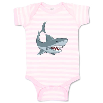 Baby Clothes Shark Animals Ocean Baby Bodysuits Boy & Girl Cotton