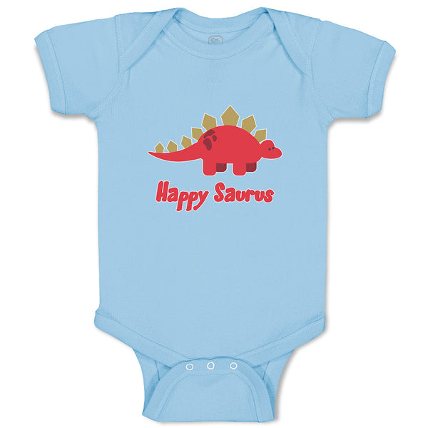 Baby Clothes Happysaurus Animals Dinosaurs Baby Bodysuits Boy & Girl Cotton