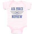 Baby Clothes Air Force Nephew Aunt Uncle Baby Bodysuits Boy & Girl Cotton