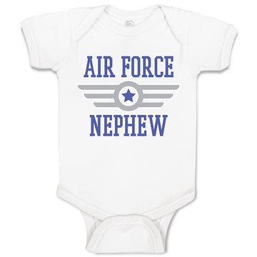 Baby Clothes Air Force Nephew Aunt Uncle Baby Bodysuits Boy & Girl Cotton