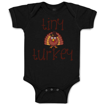 Baby Clothes Tiny Turkey Thanksgiving Baby Bodysuits Boy & Girl Cotton