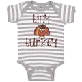 Baby Clothes Tiny Turkey Thanksgiving Baby Bodysuits Boy & Girl Cotton