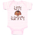 Baby Clothes Tiny Turkey Thanksgiving Baby Bodysuits Boy & Girl Cotton