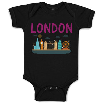 Baby Clothes London Baby Bodysuits Boy & Girl Newborn Clothes Cotton