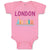 Baby Clothes London Baby Bodysuits Boy & Girl Newborn Clothes Cotton