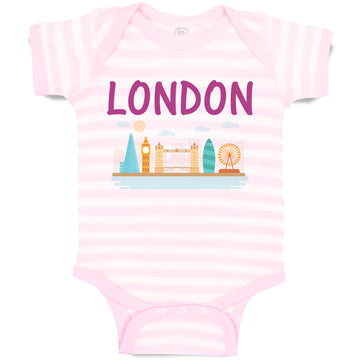 Baby Clothes London Baby Bodysuits Boy & Girl Newborn Clothes Cotton