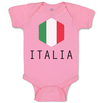 Baby Clothes Italian Italy Soccer Baby Bodysuits Boy & Girl Cotton