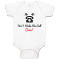 Baby Clothes Don'T Make Me Call Oma! Grandparents Baby Bodysuits Cotton