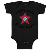 Baby Clothes My Parents Rolled A Crit Funny Humor Baby Bodysuits Cotton