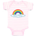 Baby Clothes Rainbow Hearts Funny Humor Baby Bodysuits Boy & Girl Cotton