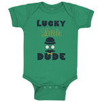 Baby Clothes Lucky Little Dude St Patrick's Irish Clover Baby Bodysuits Cotton
