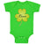 Baby Clothes Love Gold Shamrock St Patrick's Funny Humor Baby Bodysuits Cotton