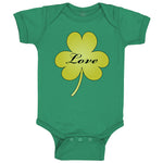 Baby Clothes Love Gold Shamrock St Patrick's Funny Humor Baby Bodysuits Cotton