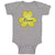 Baby Clothes Love Gold Shamrock St Patrick's Funny Humor Baby Bodysuits Cotton