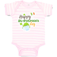 Baby Clothes Happy St Patrick's Day Irish St Patrick's Baby Bodysuits Cotton