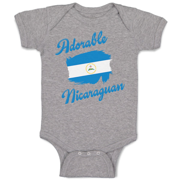 Baby Clothes Adorable Nicaraguan Nicaragua Baby Bodysuits Boy & Girl Cotton