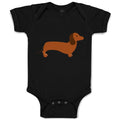 Baby Clothes Dachshund Dog Lover Pet A Baby Bodysuits Boy & Girl Cotton