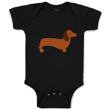 Baby Clothes Dachshund Dog Lover Pet A Baby Bodysuits Boy & Girl Cotton