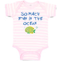 Baby Clothes So Much Fun in The Ocean Fish with Closed Eyes Baby Bodysuits