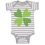 Baby Clothes Lucky Charm Leaf St Patricks' Baby Bodysuits Boy & Girl Cotton