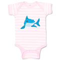 Baby Clothes Shark Swimming Animals Ocean Baby Bodysuits Boy & Girl Cotton