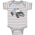 Baby Clothes Police Car Little Baby Bodysuits Boy & Girl Newborn Clothes Cotton