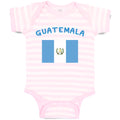 Baby Clothes Guatemala Country Flag Baby Baby Bodysuits Boy & Girl Cotton